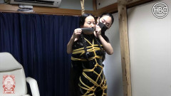 Japanese Mistress Ties Japanese Latex Girl in Latex Rope | Download from Files Monster