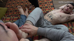 Tasty meaty hunks feet for dinner liters of testosterone and alpha Str8CrushFeet | Download from Files Monster