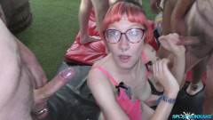 Truly amazing bukkake with inked babes Piggy and Rosa | Download from Files Monster