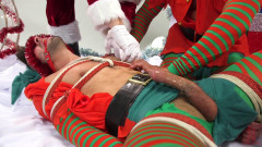 Impish Little Elves: Casey Everett Edged by Santa and his Lil Helper | Download from Files Monster