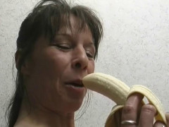 Banana is reason for blowjob | Download from Files Monster