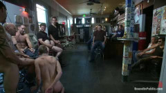 The Brooks - gets piss in the mouth and licks cum off the dirty floor | Download from Files Monster