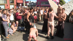 Folsom Street Whore tormented in front of thousands of people | Download from Files Monster