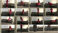 Daphney - Red Catsuit and Over the Knee Boots! | Download from Files Monster