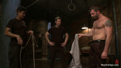 Mr Morgan Black is taken, beaten, edged and milked. | Download from Files Monster
