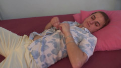 Blonde German lady pleasing a hard cock with her hairy twat | Download from Files Monster