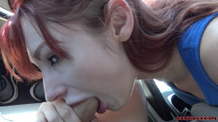 Road Head from a RedHead with Violet Monroe | Download from Files Monster