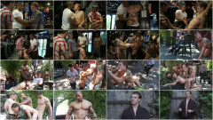 Sebastian Keys gets his ass stretched and pissed on in a public bar | Download from Files Monster