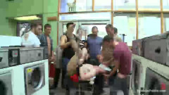 Punk Gets His Balls Stretched and His Hole Fucked by a Crowd of Men | Download from Files Monster