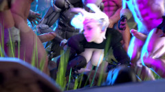 Beautiful warriors destroyed by big dicked monsters | Download from Files Monster