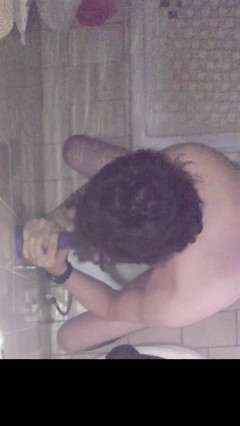 Hands free cum while sucking dildo | Download from Files Monster