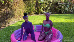 Lola Noir - Slime pool fun in latex | Download from Files Monster