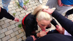 Daynia My 1st Public hobby whores Gangbang 2022 | Download from Files Monster