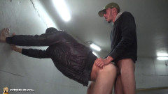 Caillera XXL Dominates Hooded Cocksucker in Raw Parking Lot Fuck | Download from Files Monster