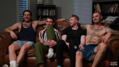 Kinkmen Swingers: Christian Wilde and Dalton Riley dominate Tristan West | Download from Files Monster