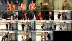 Hogtied, invasively groped, nipple tweaking, stomach punchin | Download from Files Monster