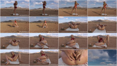 Kinky Niky self anal fisting and prolapse at the rocky desert | Download from Files Monster