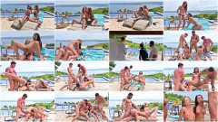 Dina Joy And Cara Mella Do Team Building In A DP Orgy | Download from Files Monster