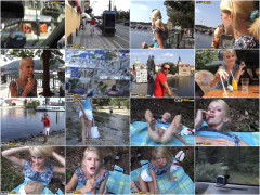 Amateur cream pie on a picnic | Download from Files Monster