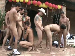 Backyard Costume Gangbang Party With Double Anal | Download from Files Monster
