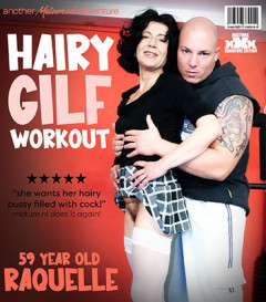 Raquelle (59) - Hairy GILF workout | Download from Files Monster