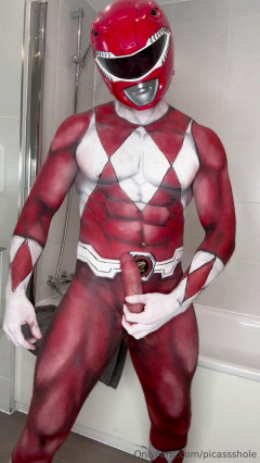 OnlyFans PicAsssHole - MrBritainX is Red Power Ranger | Download from Files Monster
