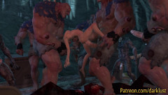 Hardcore Monster's Orgy For Lara Croft | Download from Files Monster