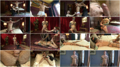 Straight stud endures relentless edging, tight bondage and tickle torment | Download from Files Monster