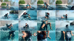 Underwater Latex Struggle | Download from Files Monster