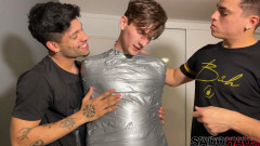 OnlyFans - Sadohaus - Gorgeous American Boy Is Mummified, Fucked And Milked | Download from Files Monster