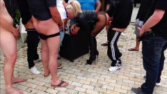 Daynia - My 1st Public Hobby Whores Gangbang | Download from Files Monster