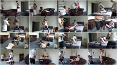 Brad cant contain the bulge in his sports shorts | Download from Files Monster