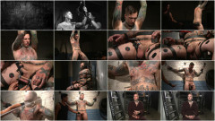 Pro Dom Ruckus takes the 30 pound flogger | Download from Files Monster
