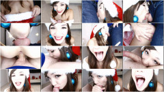 Busty Babe Gets a Load to Swallow For Christmas | Download from Files Monster