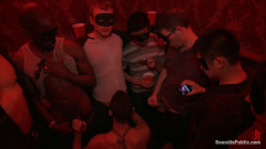 Captured Stud Is Being Used In A Bar Full Of Horny Masked Men Part 4 | Download from Files Monster