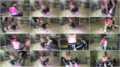 Tight bondage, predicament and torture for hot girl in latex Full HD 1080p | Download from Files Monster