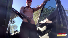 Hung Papi - Public Jerk Off | Download from Files Monster