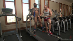 Big cock stud gets edged in the gym | Download from Files Monster