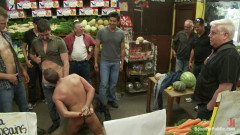 Studly shoplifter gets an eggplant up his ass and a face full of cum a | Download from Files Monster