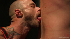 Muscled pig slave gets his first taste of the cattle prod | Download from Files Monster