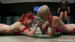 14th vs 13th Blonde fucks up feisty redhead. Kicks ass with brutal submission hold | Download from Files Monster