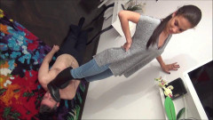 Goddess Evike Facestanding In Flat Fashion Boots new femdom porn videos | Download from Files Monster