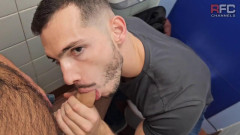 Raw Fuck Club - Ricky Hard Gets Bred in Public Toilet | Download from Files Monster