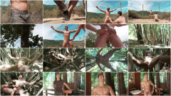 Captured straight jock gets his tight ass  in the deep woods | Download from Files Monster