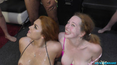 Ginger bukkake with sexy Aloralux and Mandy Foxxx | Download from Files Monster