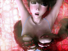 Little Ballerina orgasm from the monster | Download from Files Monster