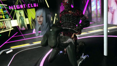 Skyrim sexy latex catsuit girl monster | Download from Files Monster