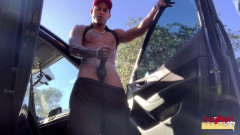 Hung Papi - Public Jerk Off | Download from Files Monster
