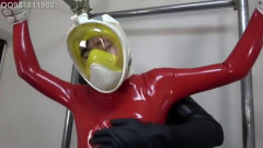 Bondage, strappado and torture for sexy model in latex HD 1080p | Download from Files Monster