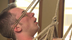 Hung stud tied up, ass fucked and made to swallow cock | Download from Files Monster